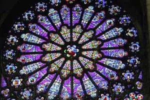 Rosetón de la catedral de Saint Denis - París © JGM
