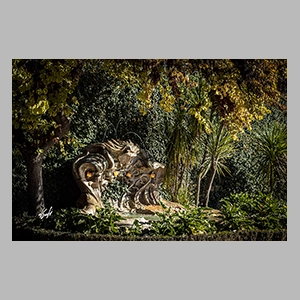 Fuente de la ola. Carmen de los Mártires - Alhambra, Granada.