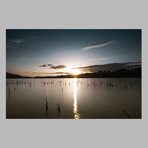 Atardecer en el pantano, Granada 2021 © JGM