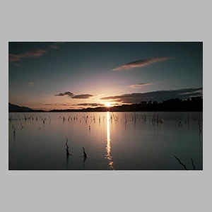 Atardecer en el pantano, Granada 2021 © JGM